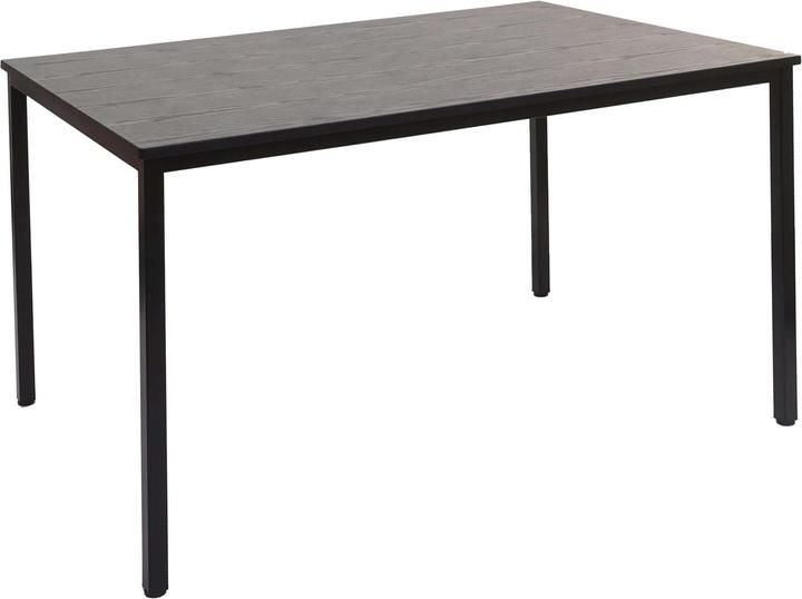 Produktbild Mendler Schreibtisch, Konferenztisch Bürotisch Seminartisch, 120x80cm MDF - schwarze Eiche-Optik (75 x 120 x 80 cm)
