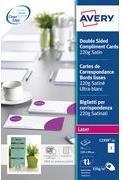 Produktbild Avery Dennison Quick&Clean - Weiss - 99 x 210 mm - 220 g/m² - 75 Karte(n) (25 Bogen x 3) Visitenkarten (220 g/m², 75 x, A4)
