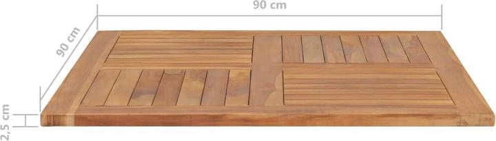 Actual product image VidaXL Tassilo (90 x 90 x 2,5 cm)