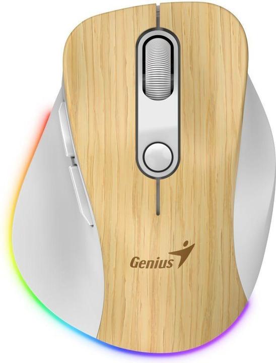Produktbild Genius Ergo 9000S Pro Wireless Bluetooth Mauskiefernholz (Kabellos)