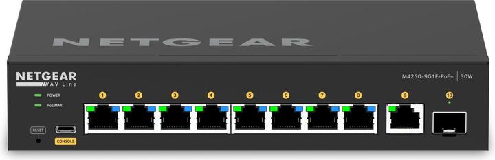 Produktbild Netgear M4250-9G1F-PoE+ (10 Ports)