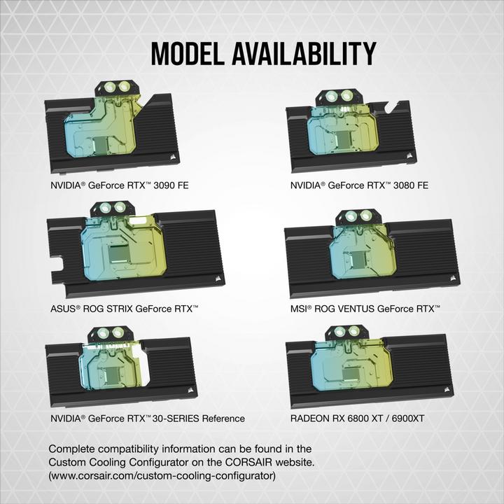 Actual product image Corsair Hydro X Series XG7 RGB