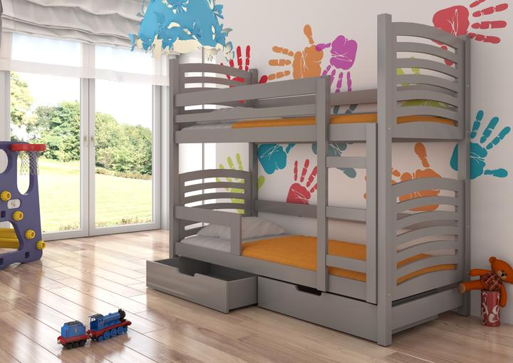 Immagine prodotto ADRK Furniture Letto matrimoniale a castello con materassi OSUNA