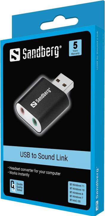 Produktbild Sandberg USB to Sound Link (USB)