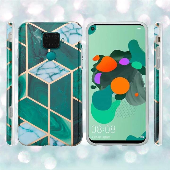 Produktbild Cadorabo IMD TPU Bunter Marmor Cover (Huawei Mate 30 Lite)
