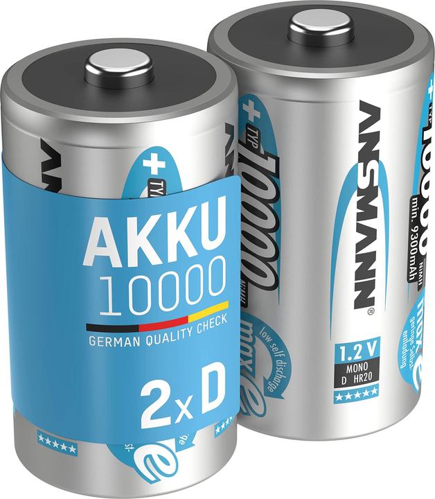 Immagine prodotto Ansmann Mono D (2 pz., D, 9300 mAh)