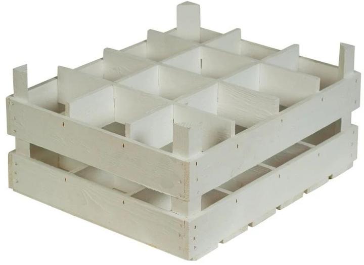 Produktbild Holz Zollhaus Flaschenregal Kiefer, Weiss 50 x 40 cm (50 x 40 cm)
