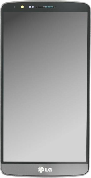 Actual product image LG G3 D855 LCD Front Cover Titanium Black (G3)
