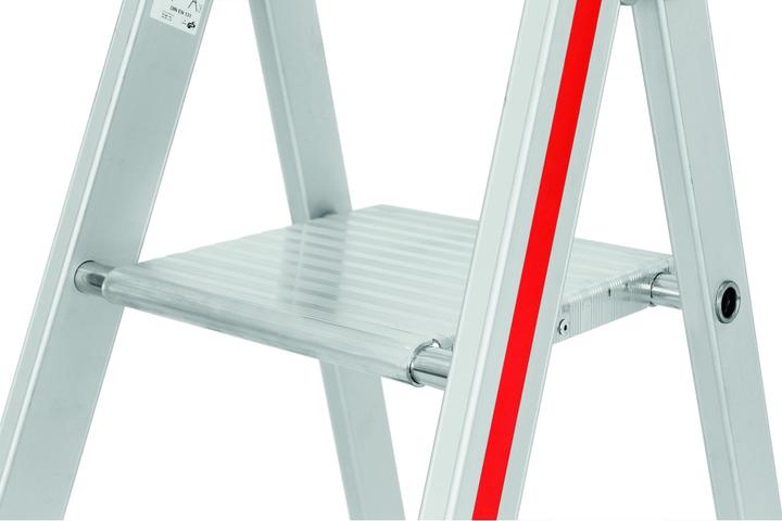 Actual product image Hymer-Leitern Stufenstehleiter 4126 / 4 Stufen (Stepladder, 164 cm)