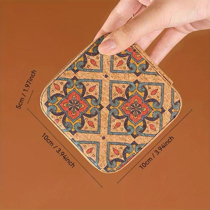 Immagine prodotto Only-Bags.Store Coffret à bijoux 4 pièces en similicuir bohème chic et artisanal - Organiseur de voyage portable