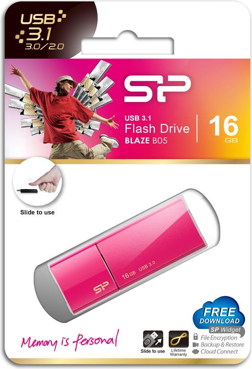 Produktbild Silicon Power Blaze B05 (16 GB, USB-A, USB 3.1)