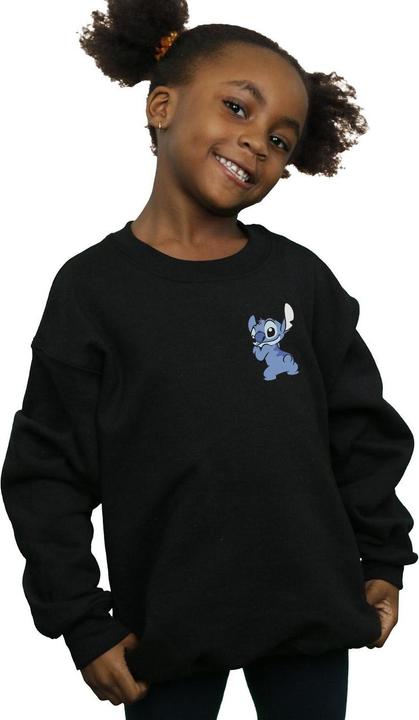 Immagine prodotto Disney Lilo And Stitch Stitch Backside Breast Print Felpa Ragazze (152, 158)