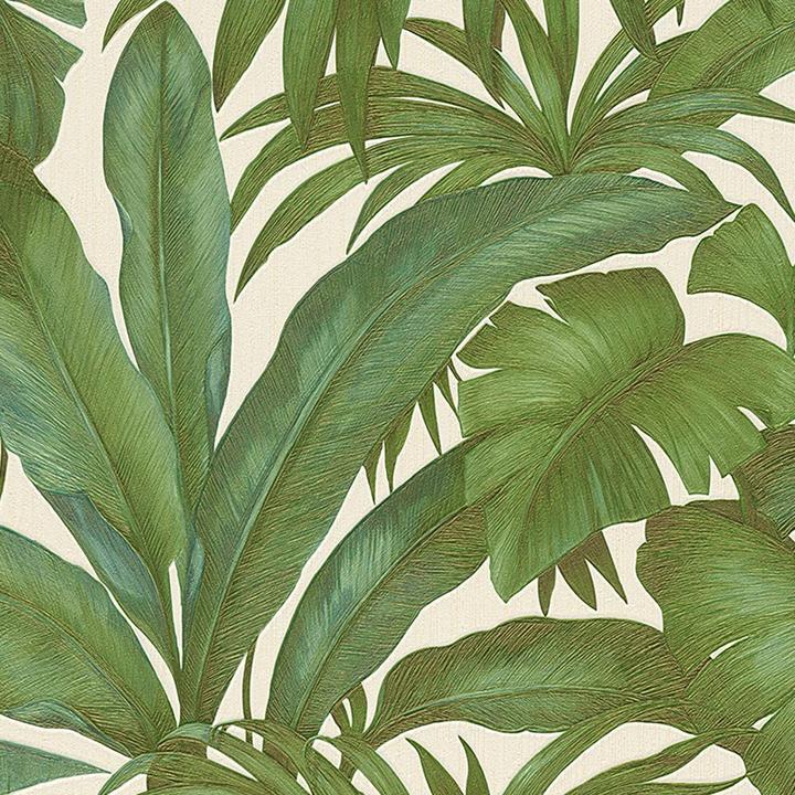 Image du produit Versace vinyle expansé Giungla feuille de palmier (70 x 1000 cm)
