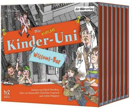 Produktbild Die NEUE Kinder-Uni Wissens-Box (Stefan Rahmstorf, Christine Urspruch, Volker Ufertinger, Achim Höppner, Felix Manteuffel, Deutsch)