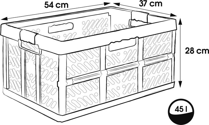 Immagine prodotto keeeper Ben (54 x 37 x 28 cm, 45 l)