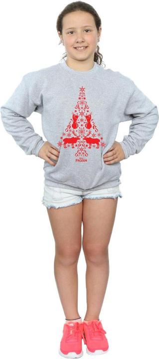 Actual product image Disney Girls Frozen Christmas Tree Sweatshirt (152, 158)