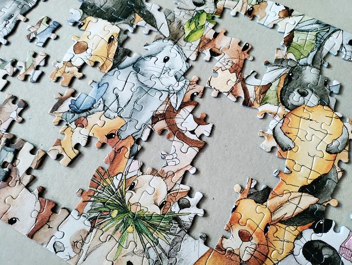 Produktbild Tactic Puzzle Hasen, 200 Teile. (200 Teile)