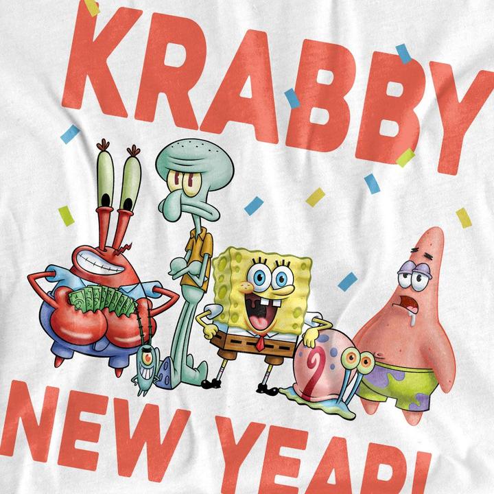 Image du produit Spongebob Squarepants - T-shirt KRABBY NEW YEAR - Adulte (L)