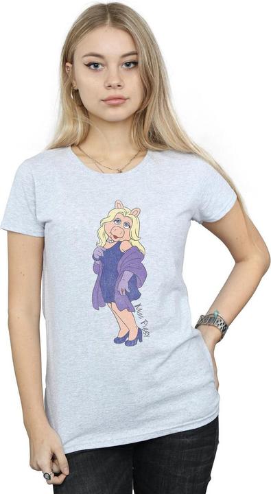 Actual product image Disney Womens/Ladies The Muppets Classic Miss Piggy Cotton T-Shirt (S)