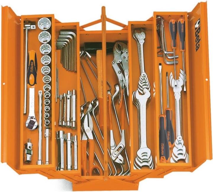Produktbild BETA 021201168 2120L-Vu/As-Koffer mit 68-teiligem Sortiment