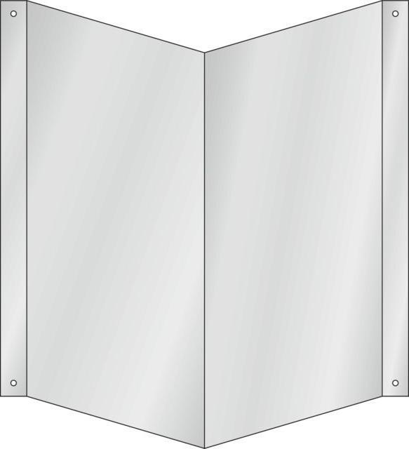 Promat Nasenschild Wandmontage für vier Symbole