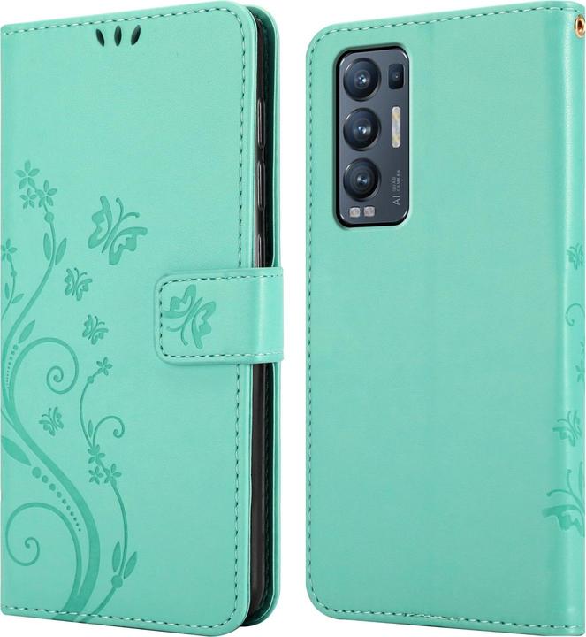 Immagine prodotto Cadorabo Copertina del libro a fiori (Oppo Find X3 Neo)