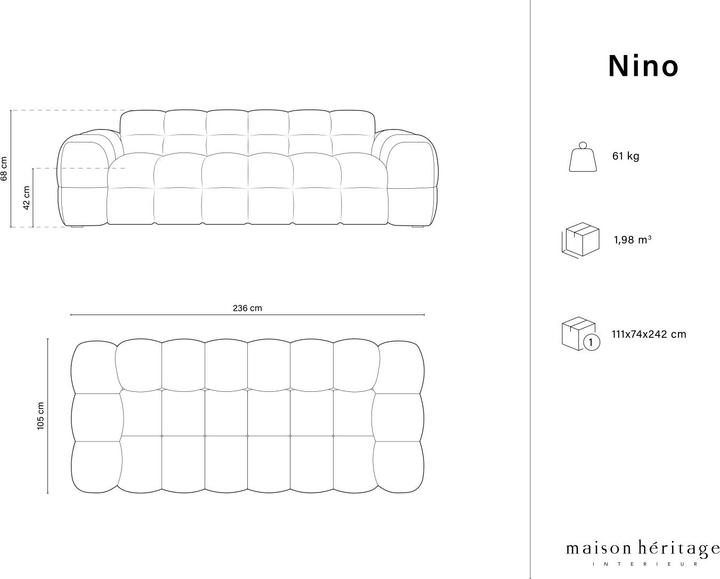 Produktbild Maison Heritage Nino (2-Sitzer, 3-Sitzer, 4-Sitzer)