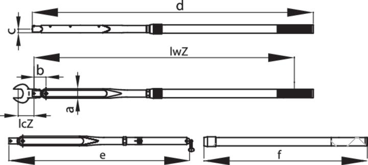 Produktbild Gedore 8471-01 Drehmomentschlüssel DREMOMETER DXZ 520-1000 Nm (520 Nm, 1000 Nm)