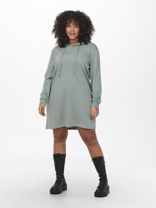 Image du produit Only Tunique curvy à capuche - robe sweat (S)