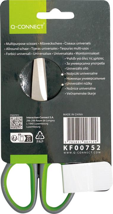 Image du produit Q-Connect Ciseaux à poignées souples (14 cm)