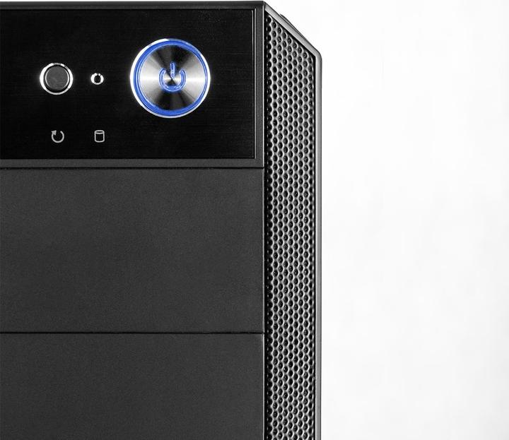 Actual product image Modecom Oberon Pro Midi Tower Black - Midi/Minitower (ATX, mATX, Mini-ITX)