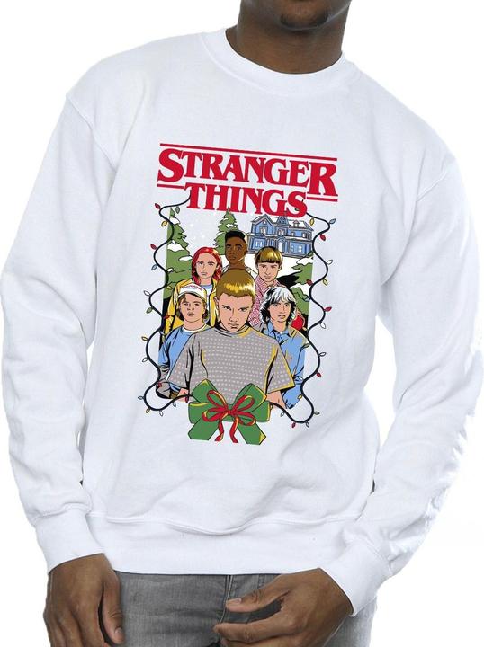 Immagine prodotto Netflix Stranger Things Christmas Poster Felpa Uomo (M)
