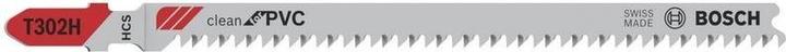 Actual product image Bosch Professional Zubehör PRO Plastics PVC clean T302H Jigsaw blade, 132 mm, 5 pcs.