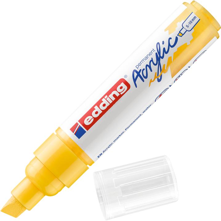 Image du produit Edding Marqueur acrylique 5000 Large (Trafic jaune, 10 mm, 1 x)