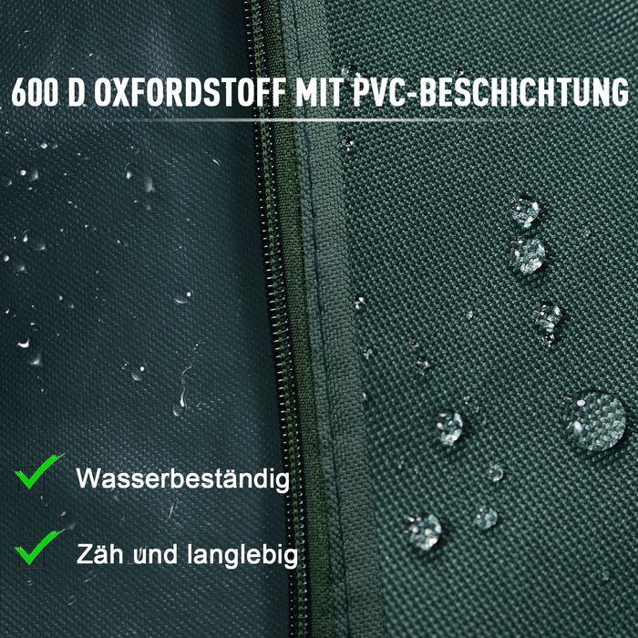 Image du produit Swisshandel24 Couverture Balançoire de jardin Imperméable Vert 205 x 124 x 164 cm