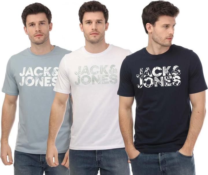 Jack & Jones TShirt Rundhalsausschnitt (3erPack) (S)