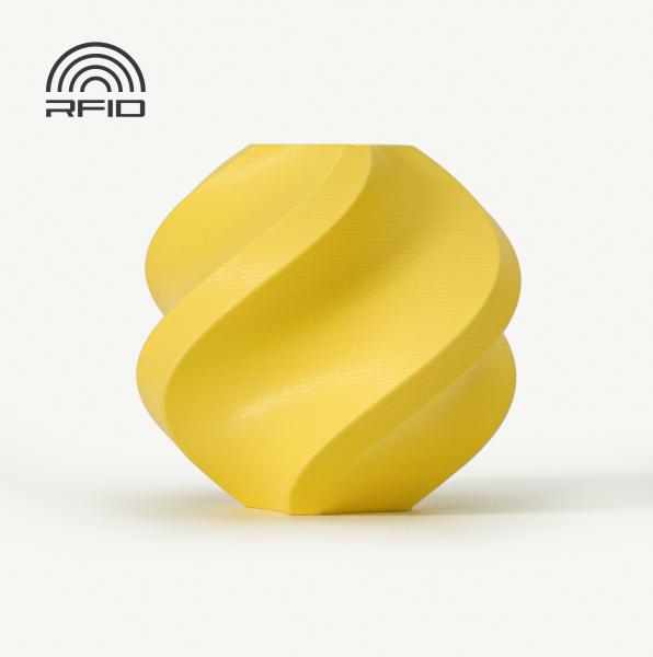 Actual product image Bambu Lab PLA Mat - Lemon Yellow - 1.75mm (PLA, 1.75 mm, Yellow)