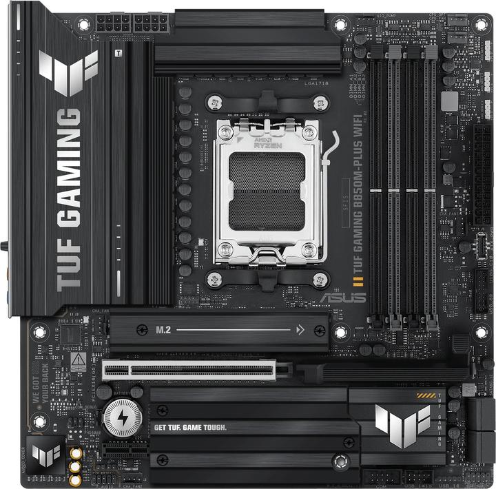 Actual product image ASUS TUF Gaming B850M-Plus Wifi (AM5, AMD B850, mATX)