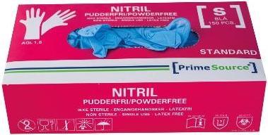 Actual product image Prime Source Handske Engangs STANDARD str S uden Pudder Nitril AQL 1.5 Blå,150 stk/pk (150 pcs.)