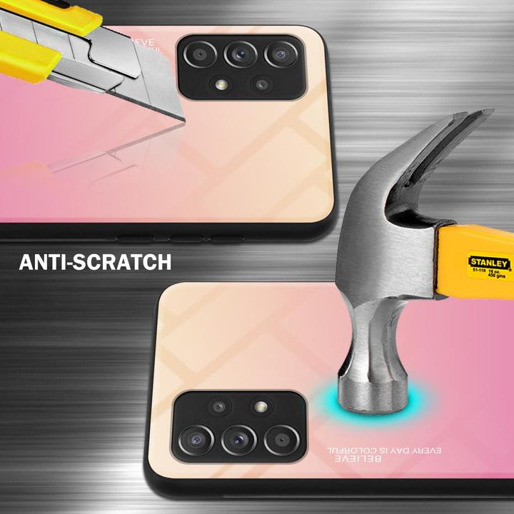 Actual product image Cadorabo TPU 2 colors glass envelope (Samsung Galaxy A52, Samsung Galaxy A52 5G, Samsung Galaxy A52s 5G)