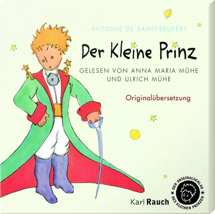 Immagine prodotto Il Piccolo Principe. Libro audio (Antoine de Saint Exupéry, Anna Maria Mühe, Grete e Josef Leitgeb, Ulrich Mühe, Tedesco)
