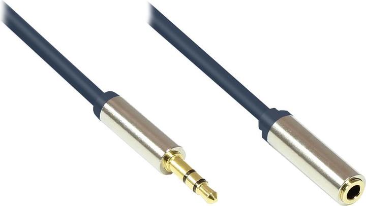 Immagine prodotto Good Connections Cavo di connessione audio di alta qualità da 3,5 mm, da presa jack a presa jack Alloggiamento in (0.50 m, Connettore da 3,5 mm (AUX))