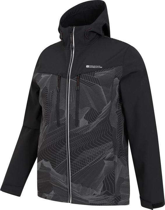 Actual product image Mountain Warehouse Mens Illuminate II Soft Shell Jacket (XS)