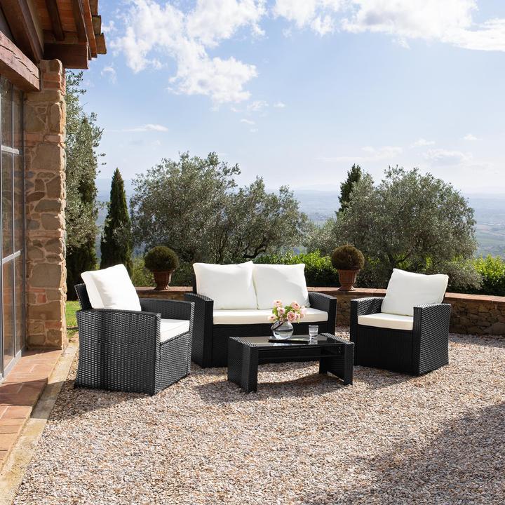 Produktbild tectake Rattan Lounge Lucca