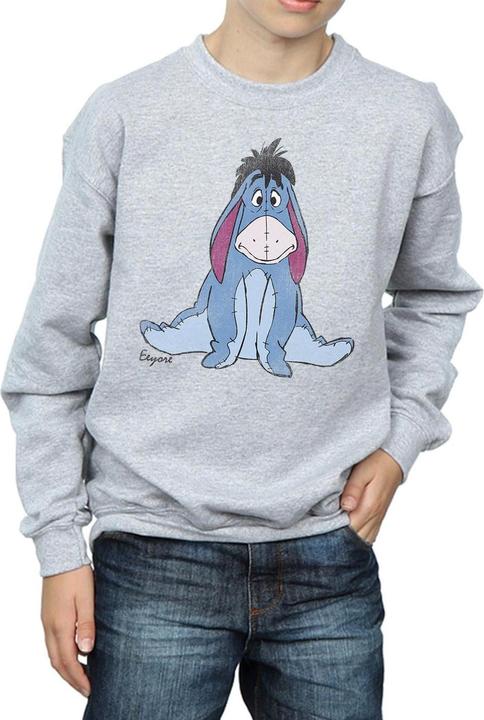 Actual product image Disney Boys Winnie The Pooh Classic Eeyore Sweatshirt (140, 146)