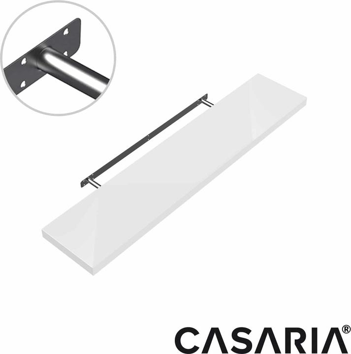 Immagine prodotto Casaria 2x Scaffali galleggianti (110 x 23 x 3,8 cm)