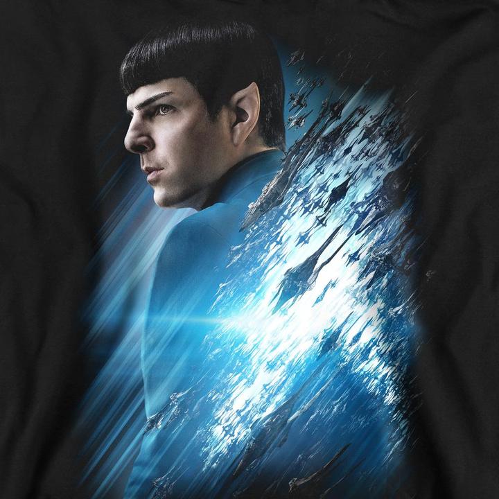 Actual product image Star Trek Beyond Unisex Adult Spock Poster Sweatshirt (L)