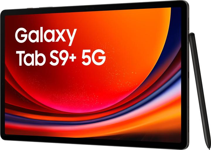 Produktbild Samsung Galaxy Tab S9+ (5G, 12.40", 256 GB, Graphite Grey)