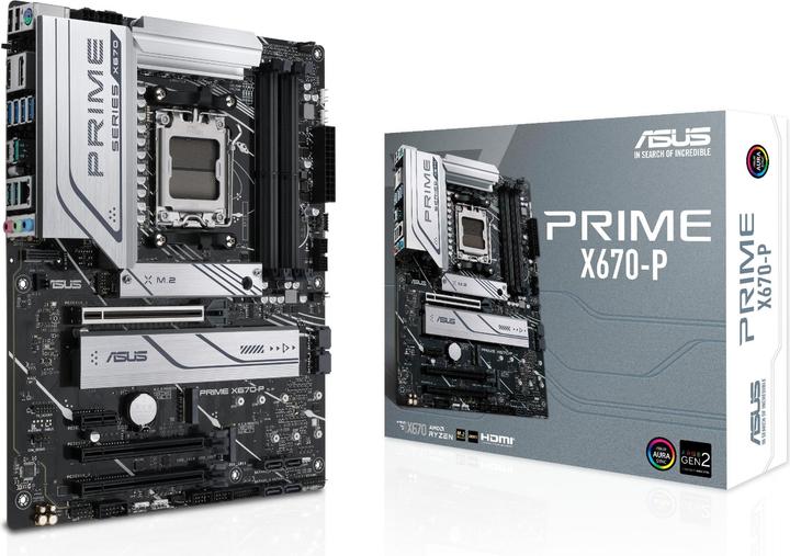 ASUS PRIME X670-P (AM5, AMD X670, ATX)