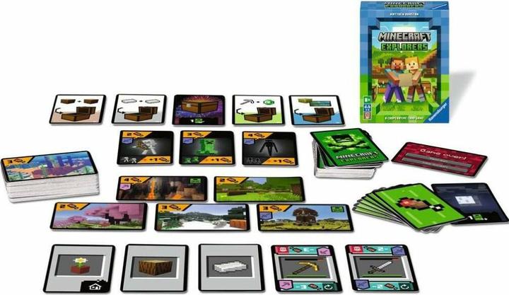 Actual product image Ravensburger Minecraft Explorers card game